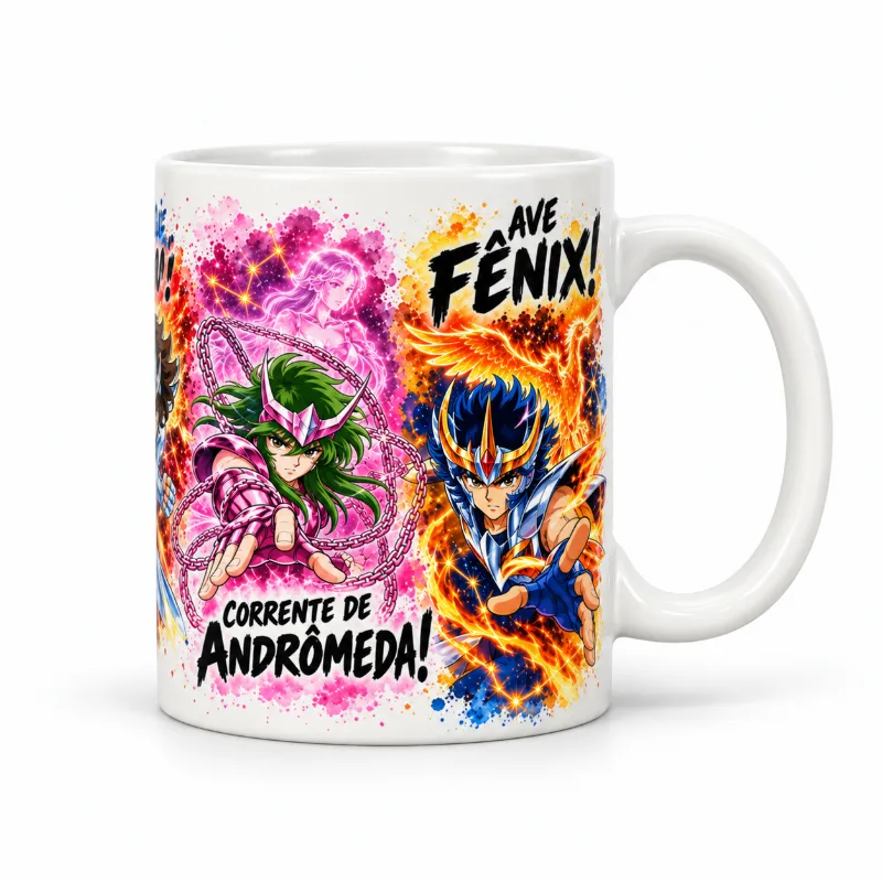 Caneca Anime Os Cavaleiros do Zodíaco