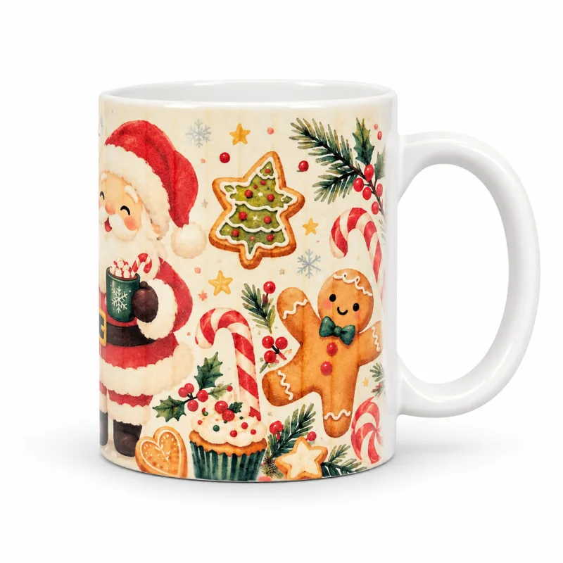 Caneca Natalina Papai Noel