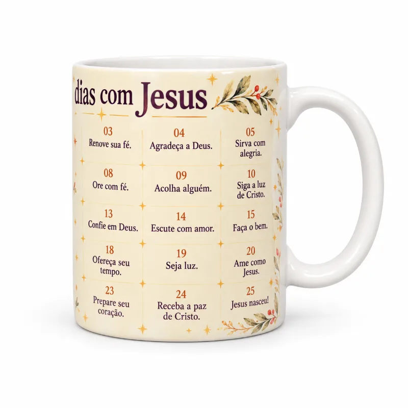 Caneca Natalina Presépio