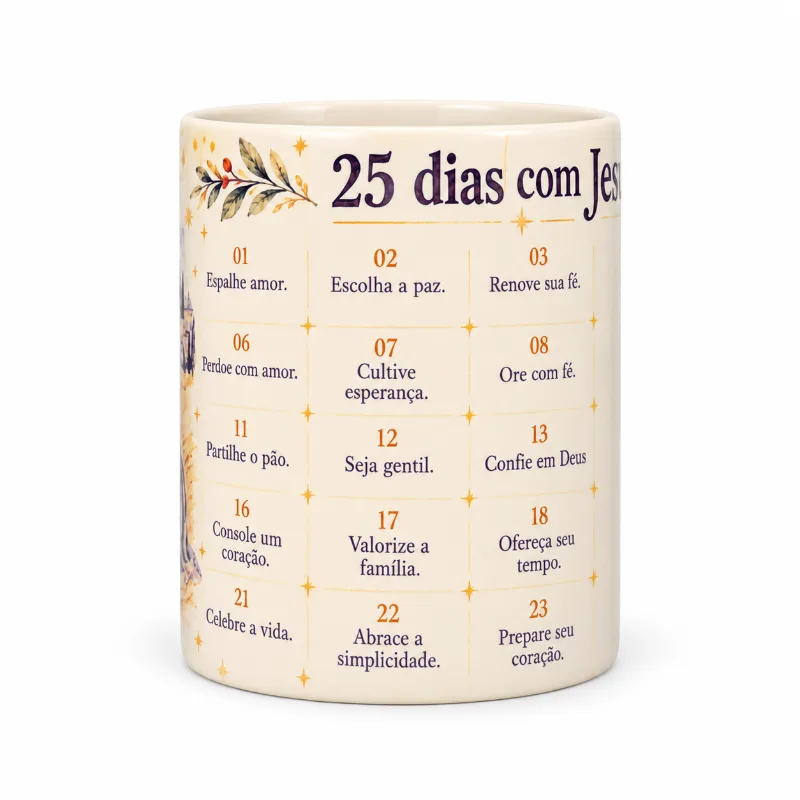 Caneca Natalina Presépio